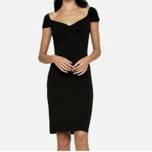 Tadashi Shoji Cicero Pintuck Sheath Dress Small